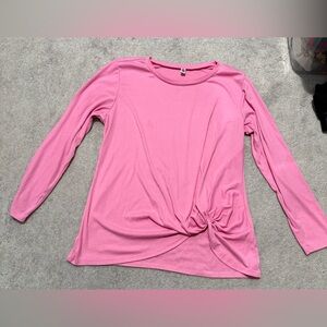 Pink Long Sleeve Women's Top